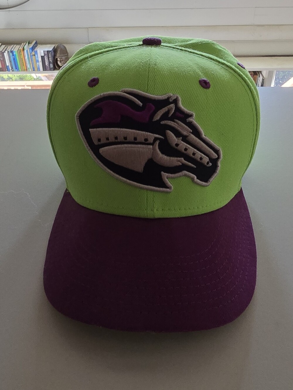 Caballos de Stockton New Era Neon Green/Purple Copa de la Diversion 59FIFTY